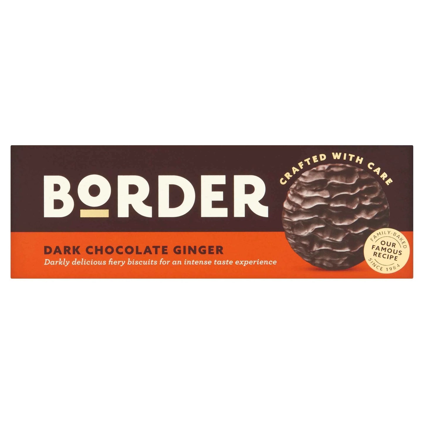 Dark Chocolate Ginger Biscuits 150g by BORDER
