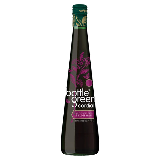 Cordial Wild Elderflower & Elderberry 500ml by bottlegreen