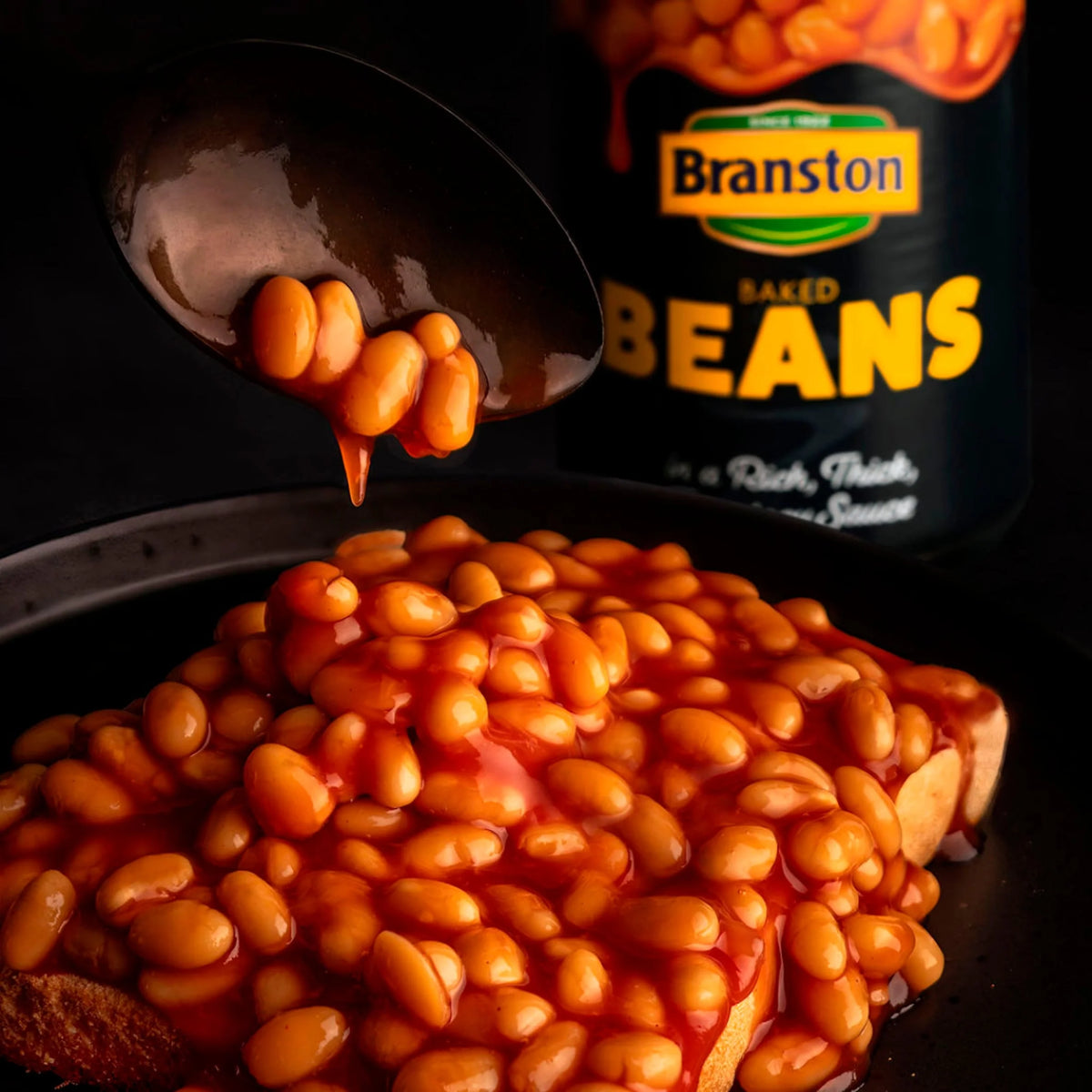 Baked Beans In Tomato Sauce 4 X 410g by BRANSTON