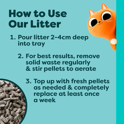 Recycled Paper Cat Litter 10l by Breeder's Choice