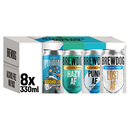 Alcohol Free Beer Mixed Pack 8x330ml by BREWDOG
