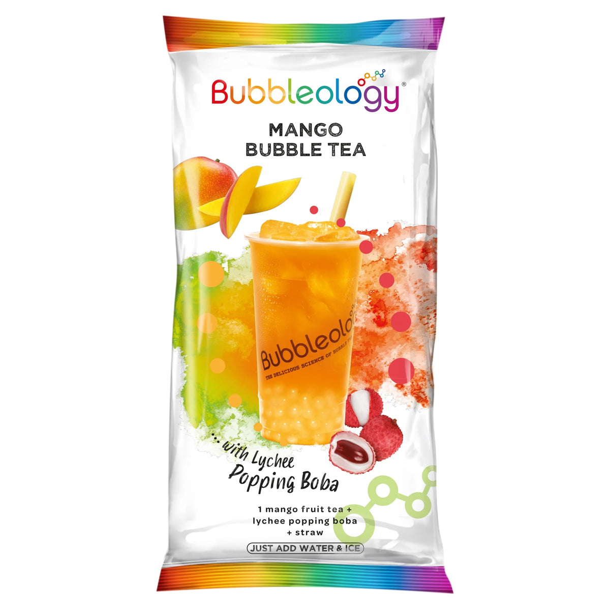Mango Bubble Tea With Lychee by Bubbleology
