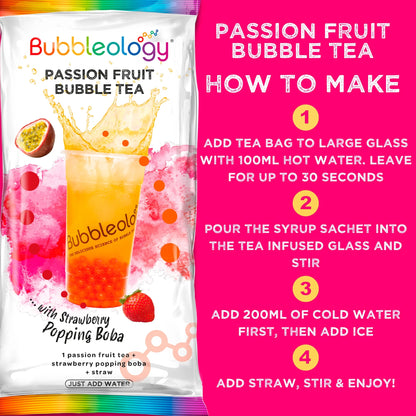 Passion Fruit Bubble Tea 102.5g by Bubbleology