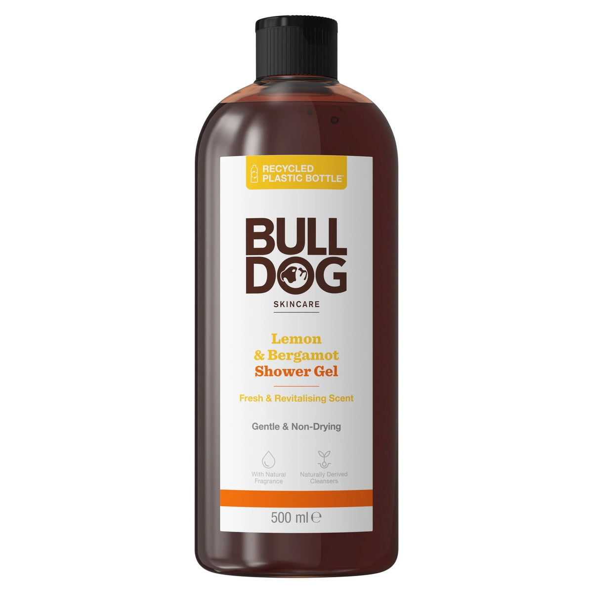 Skincare Lemon & Bergamot Men's Shower Gel 500ml by BULLDOG