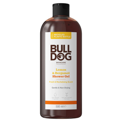Skincare Lemon & Bergamot Men's Shower Gel 500ml by BULLDOG