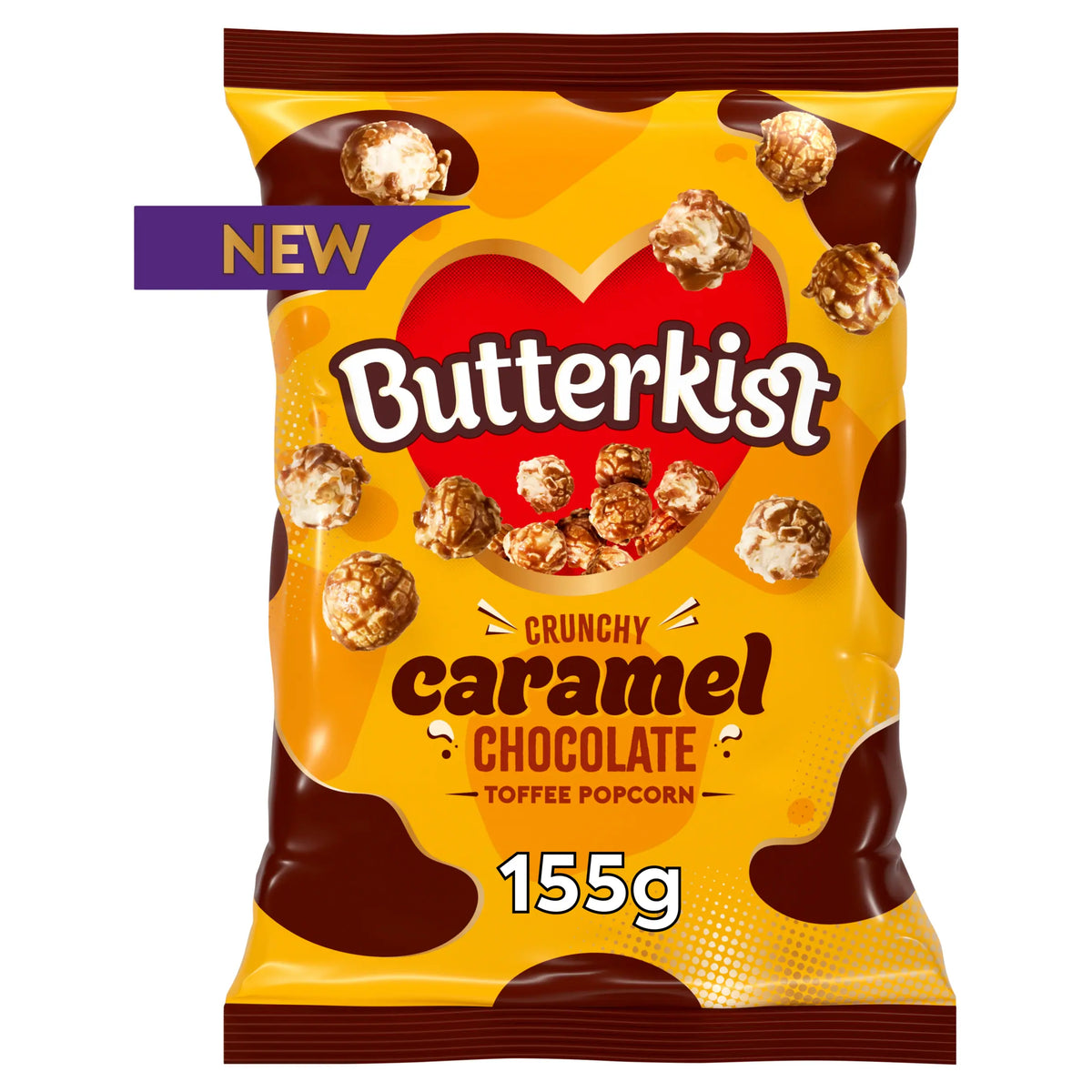 Caramel Chocolate Flavoured Toffee by BUTTERKIST at The British Vault