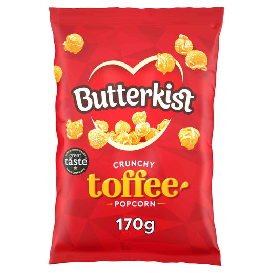 Toffee Popcorn 170g by BUTTERKIST
