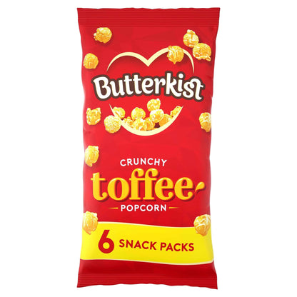 Toffee Popcorn 6x20g by BUTTERKIST