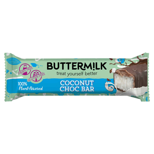 Plant Powered Coconut Choccy Bar by BUTTERMILK