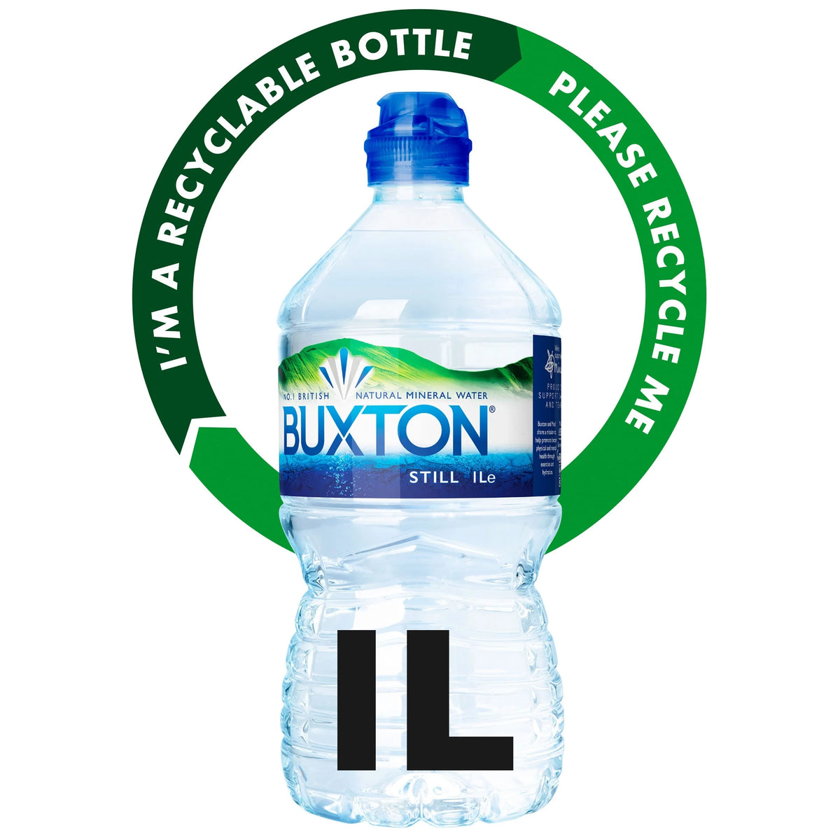 Still Natural Mineral Water Sports Cap by BUXTON