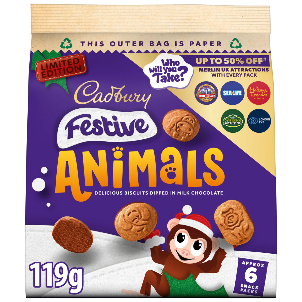 Animals Festive Chocolate Covered by Cadbury at The British Vault