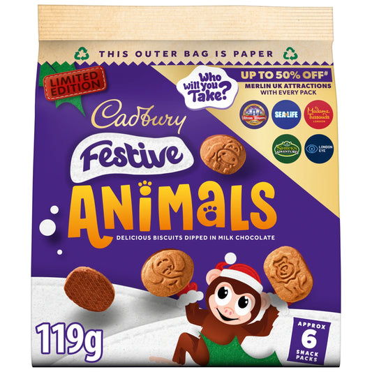 Animals Festive Chocolate Covered by Cadbury at The British Vault
