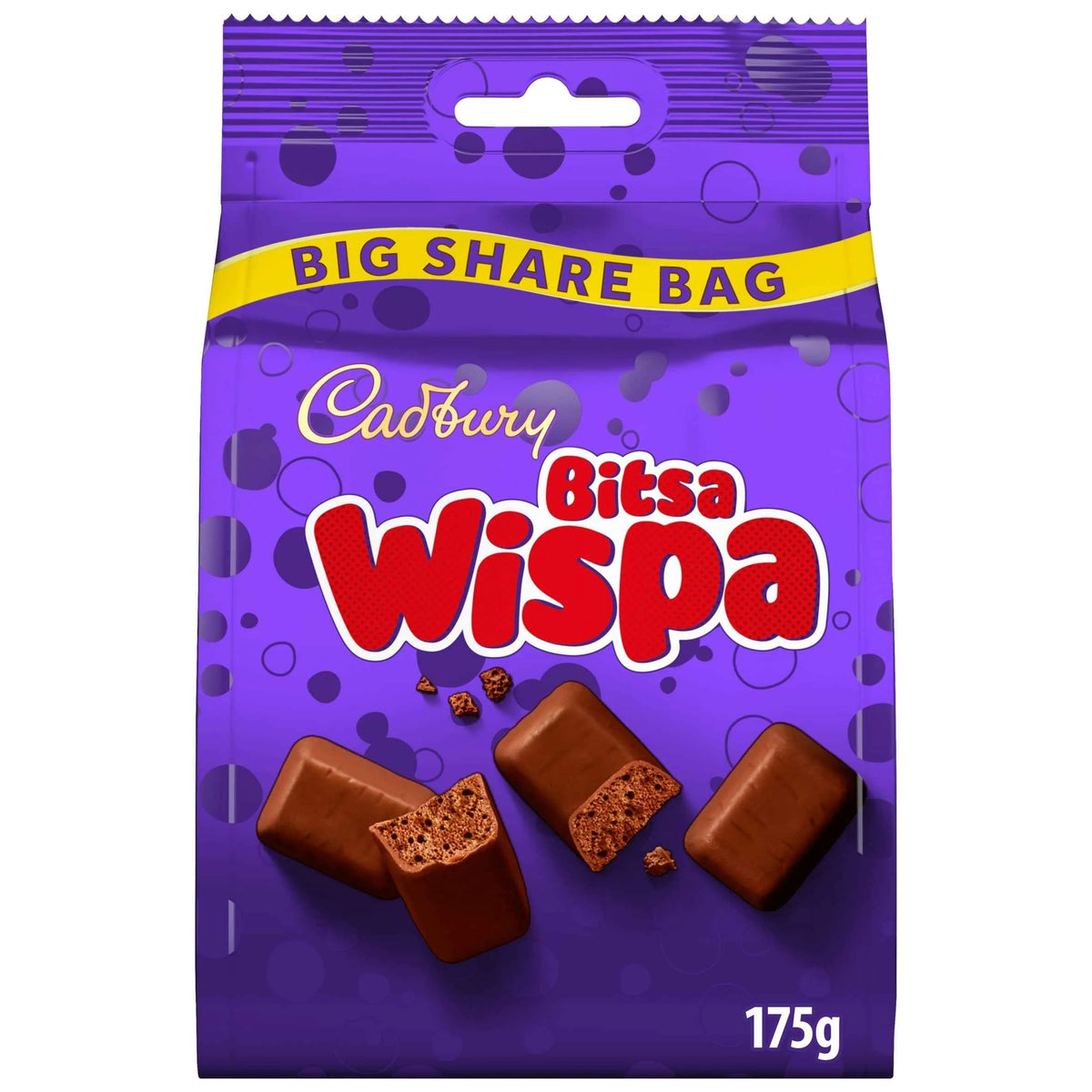 Bitsa Wispa 175g by Cadbury