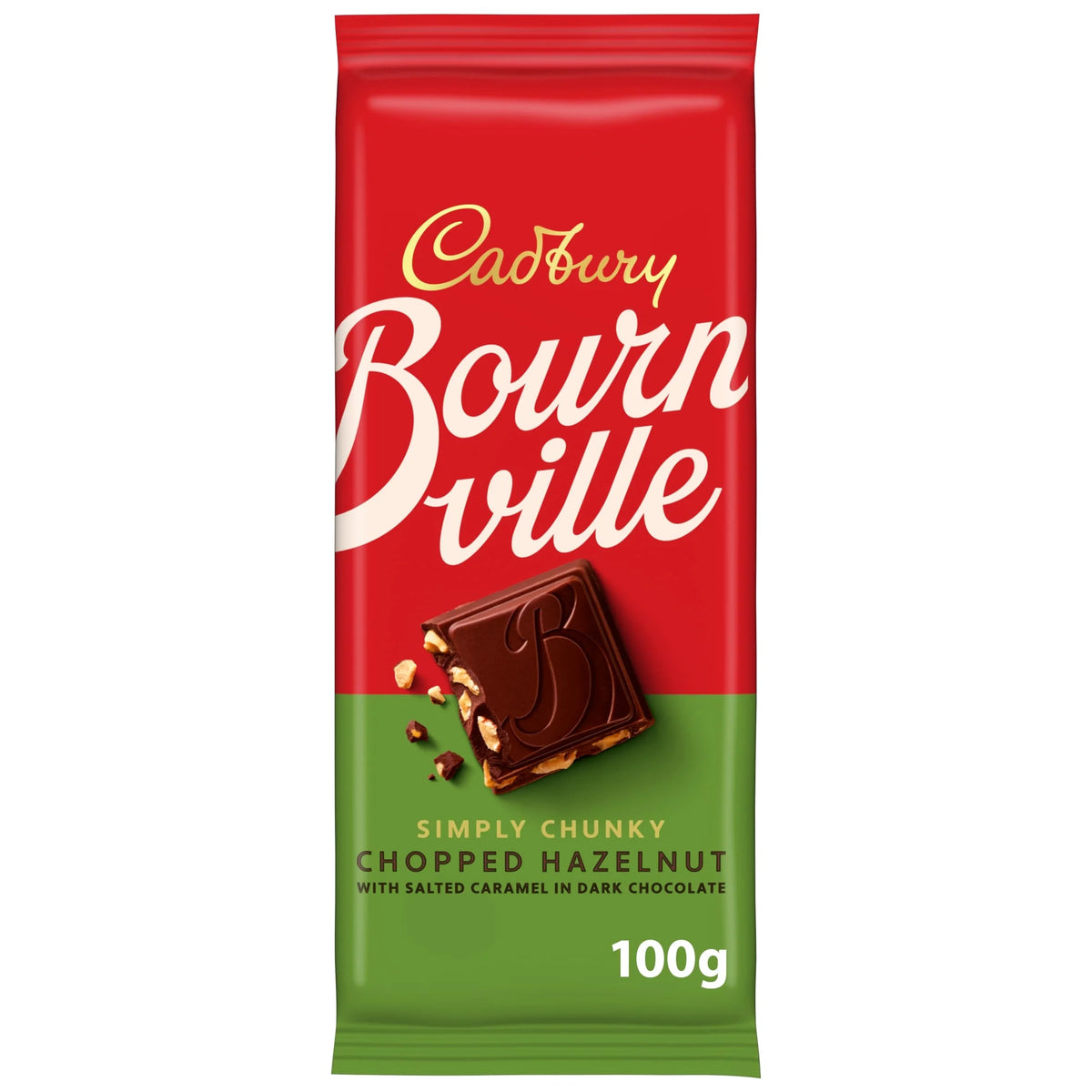 Bournville Caramel Hazelnut 100g by Cadbury