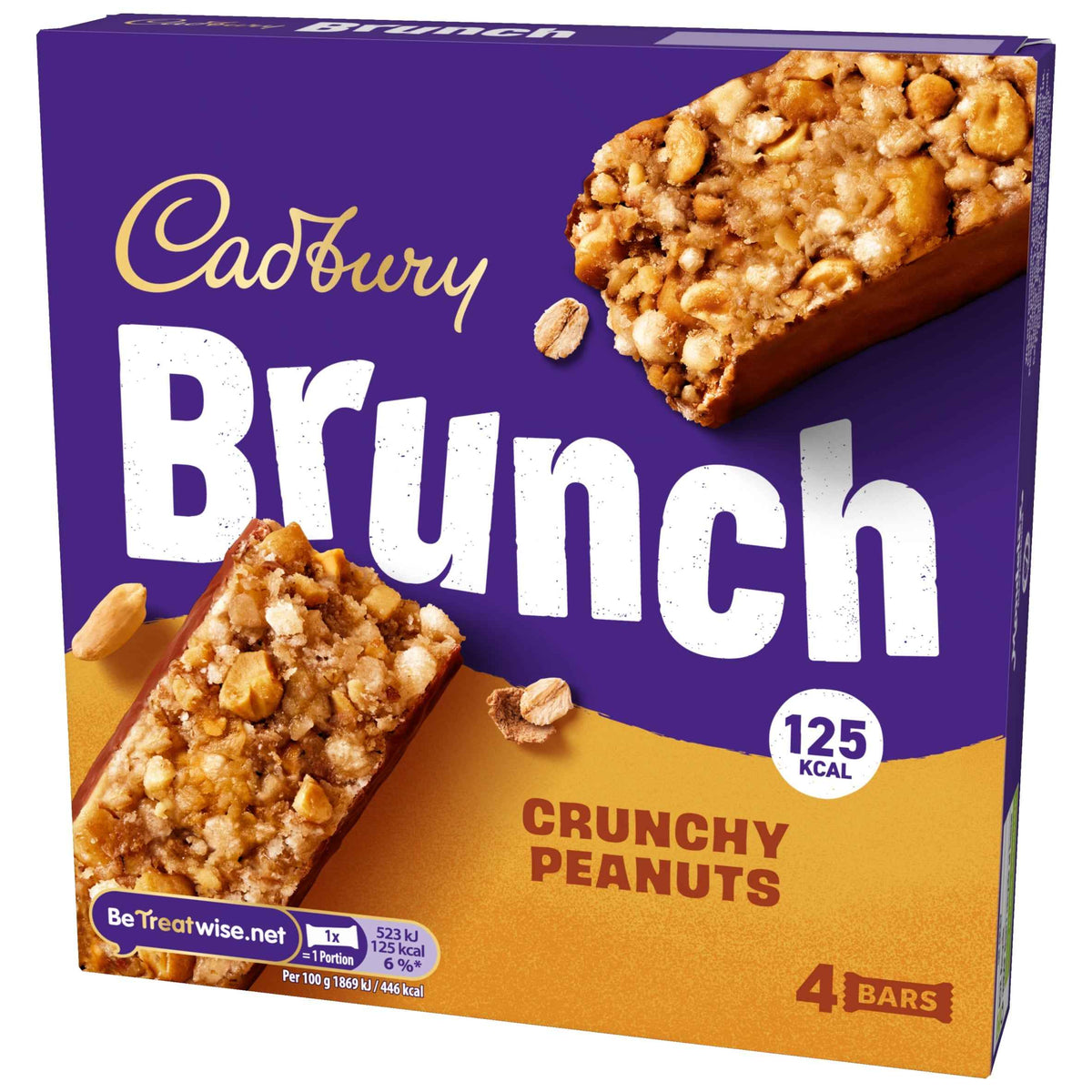 Brunch Peanut Wholegrain Cereal Bars by Cadbury