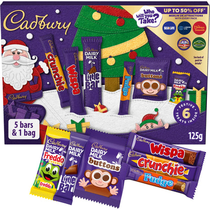 Chocolate Xmas Santa Selection Box by Cadbury at The British Vault