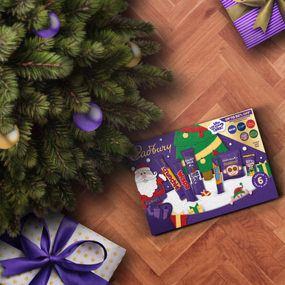Chocolate Xmas Santa Selection Box by Cadbury at The British Vault