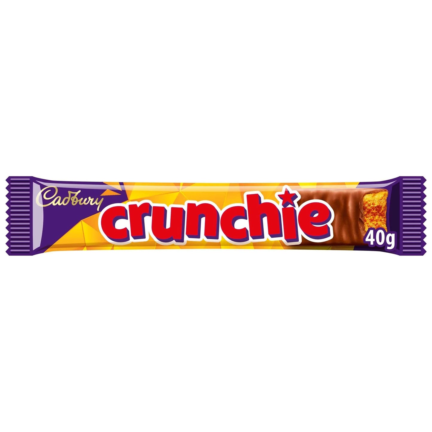 Crunchie Chocolate Bar Single 40g by Cadbury