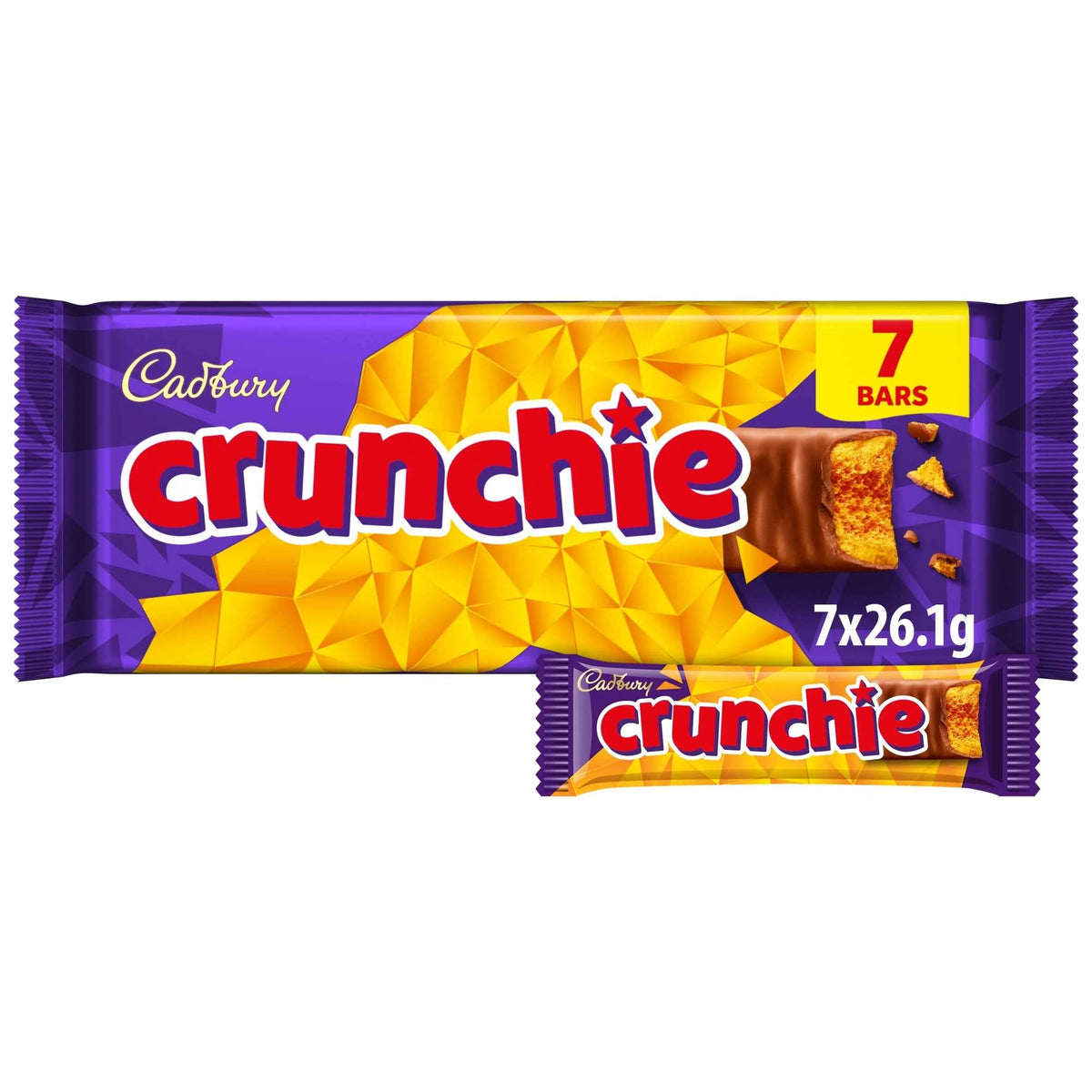 Crunchie Multipack 7pk 26.1g by Cadbury