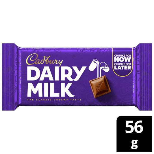 Dairy Milk 56g by Cadbury at The British Vault