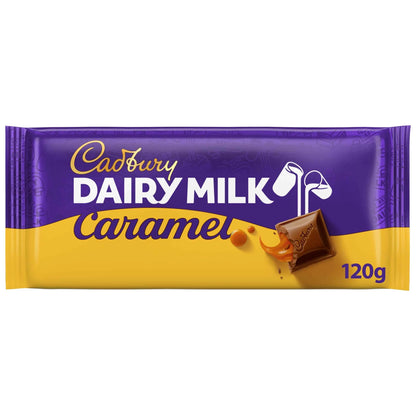 Dairy Milk Caramel Chocolate Bar 120g by Cadbury