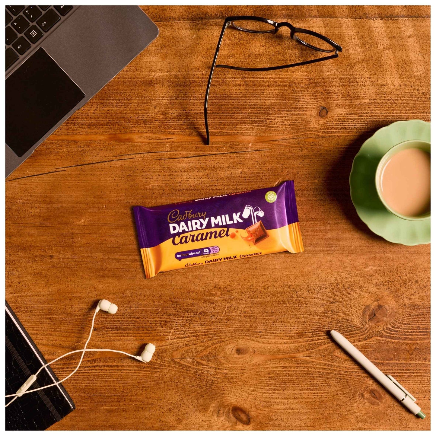Dairy Milk Caramel Chocolate Bar 120g by Cadbury