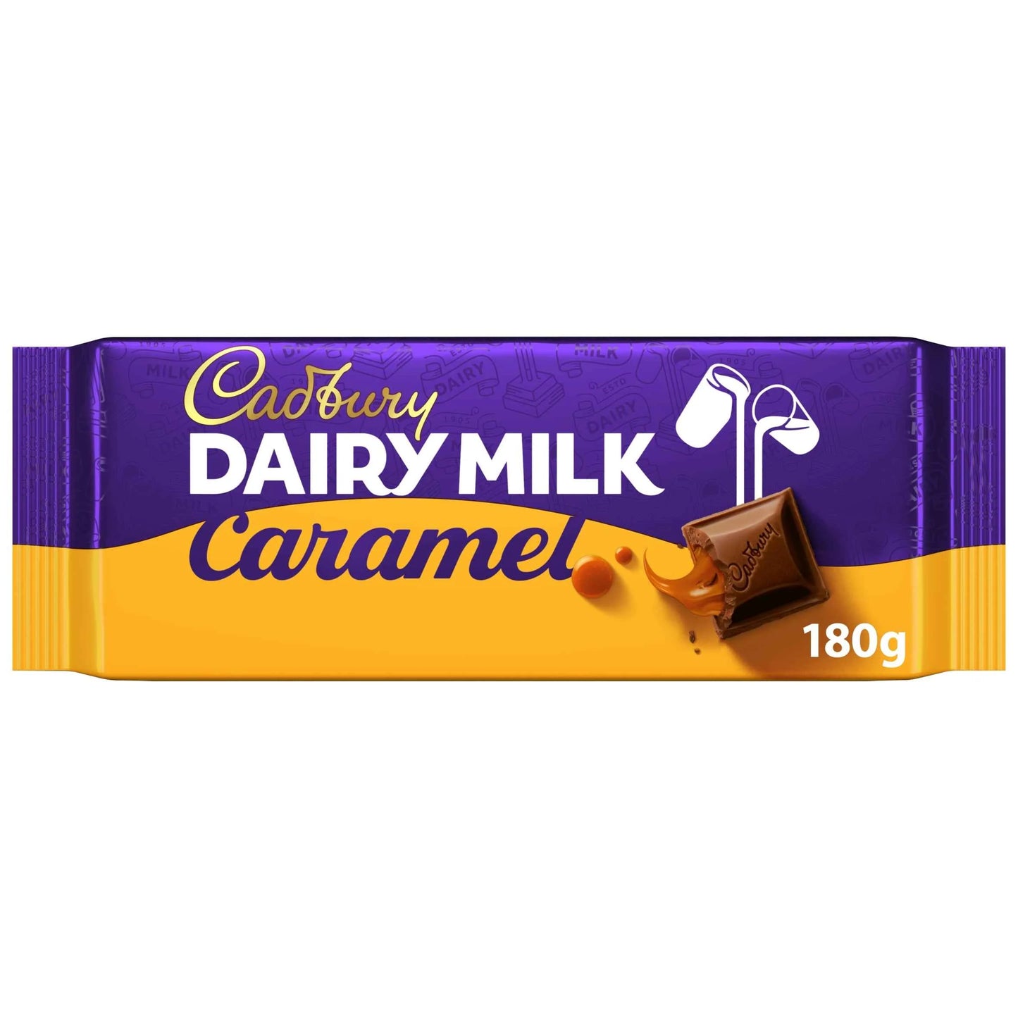 Dairy Milk Caramel Chocolate Bar 180g by Cadbury