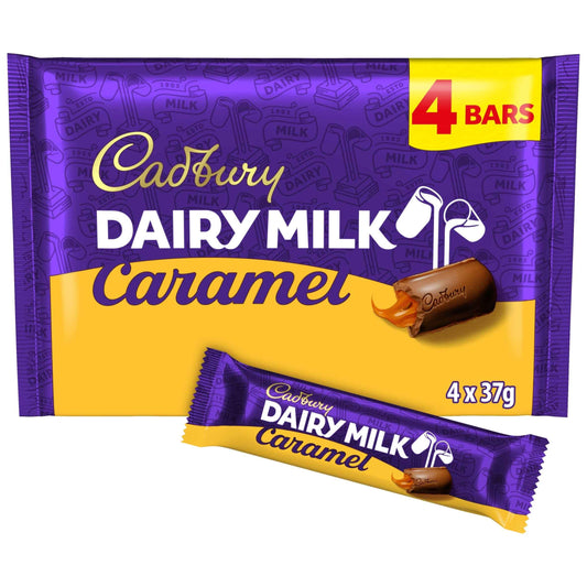 Dairy Milk Caramel Chocolate Bar 4 by Cadbury