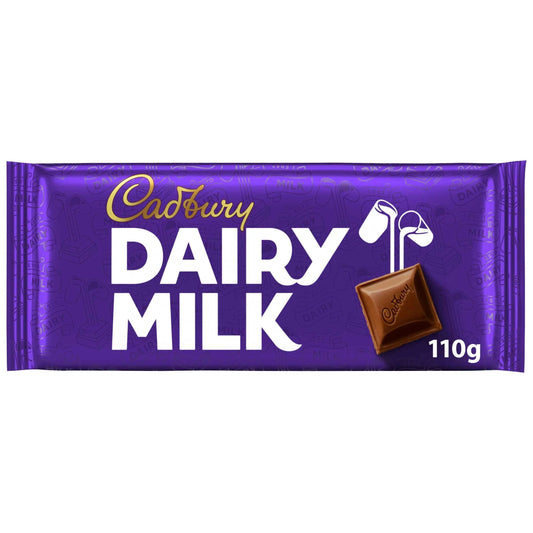 Dairy Milk Chocolate Bar 110g by Cadbury