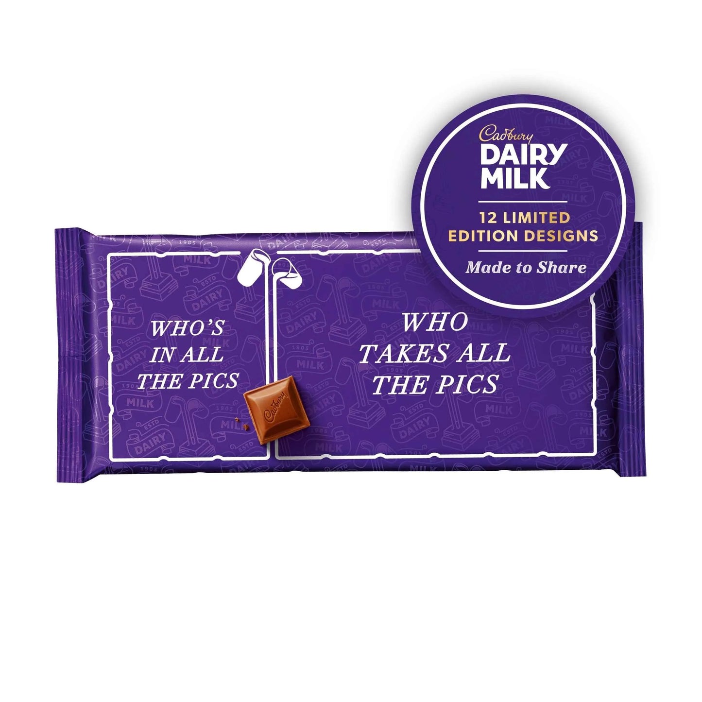 Dairy Milk Chocolate Bar 180g by Cadbury