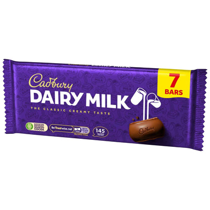 Dairy Milk Chocolate Bar Multipack 7 by Cadbury