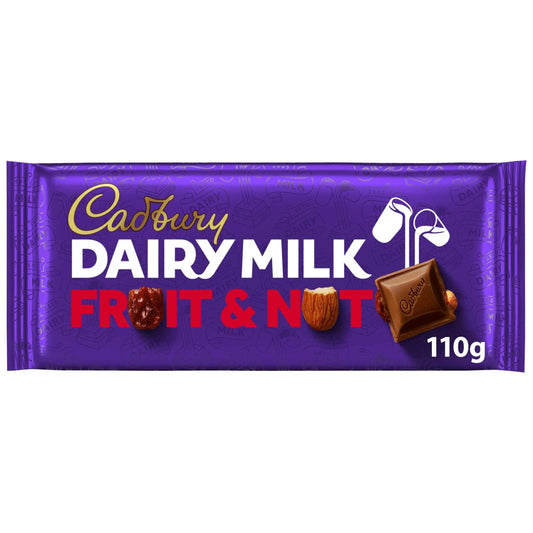 Dairy Milk Chocolate Fruit & Nut Bar by Cadbury