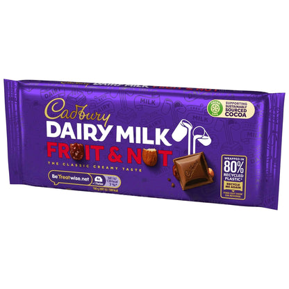 Dairy Milk Chocolate Fruit & Nut Bar by Cadbury