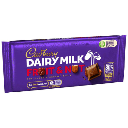 Dairy Milk Chocolate Fruit & Nut Bar by Cadbury