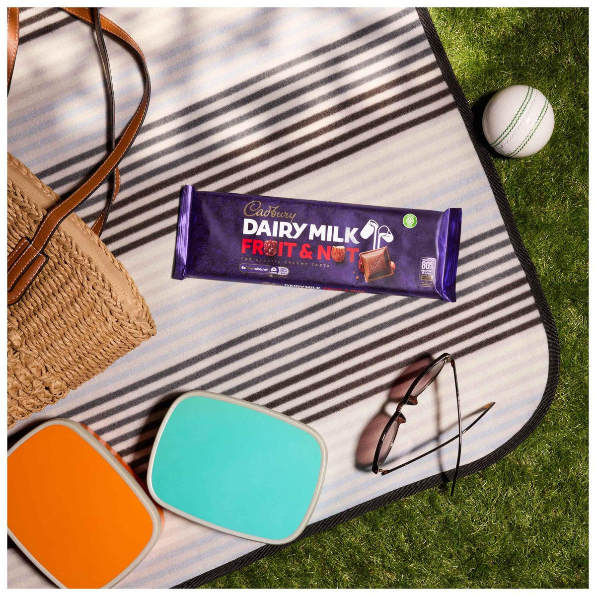 Dairy Milk Fruit And Nut Chocolate by Cadbury