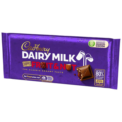 Dairy Milk Fruit & Nut Chopped 95g (r) by Cadbury