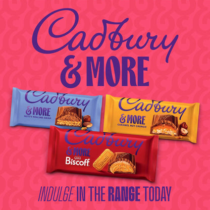 Dairy Milk &more Lotus Biscoff Chocolate Bar 195g by Cadbury