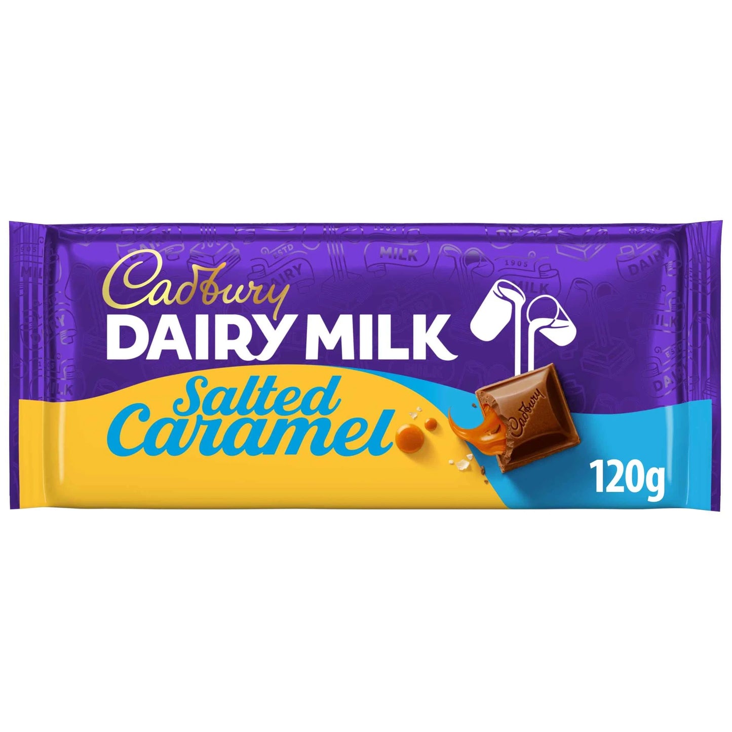 Dairy Milk Salted Caramel Chocolate by Cadbury