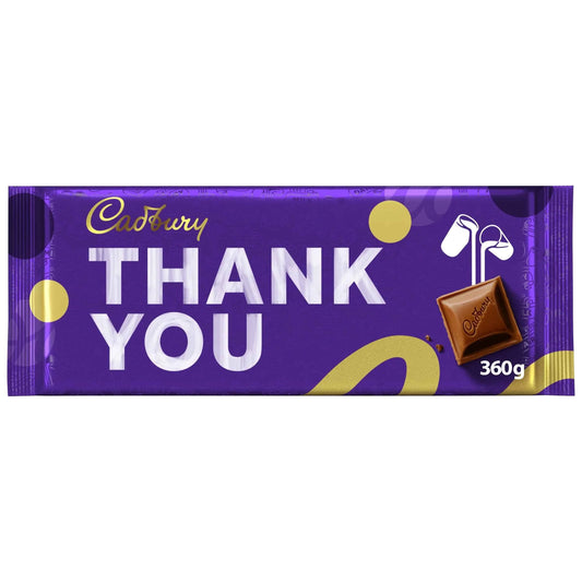 Dairy Milk Thank You Chocolate Bar by Cadbury