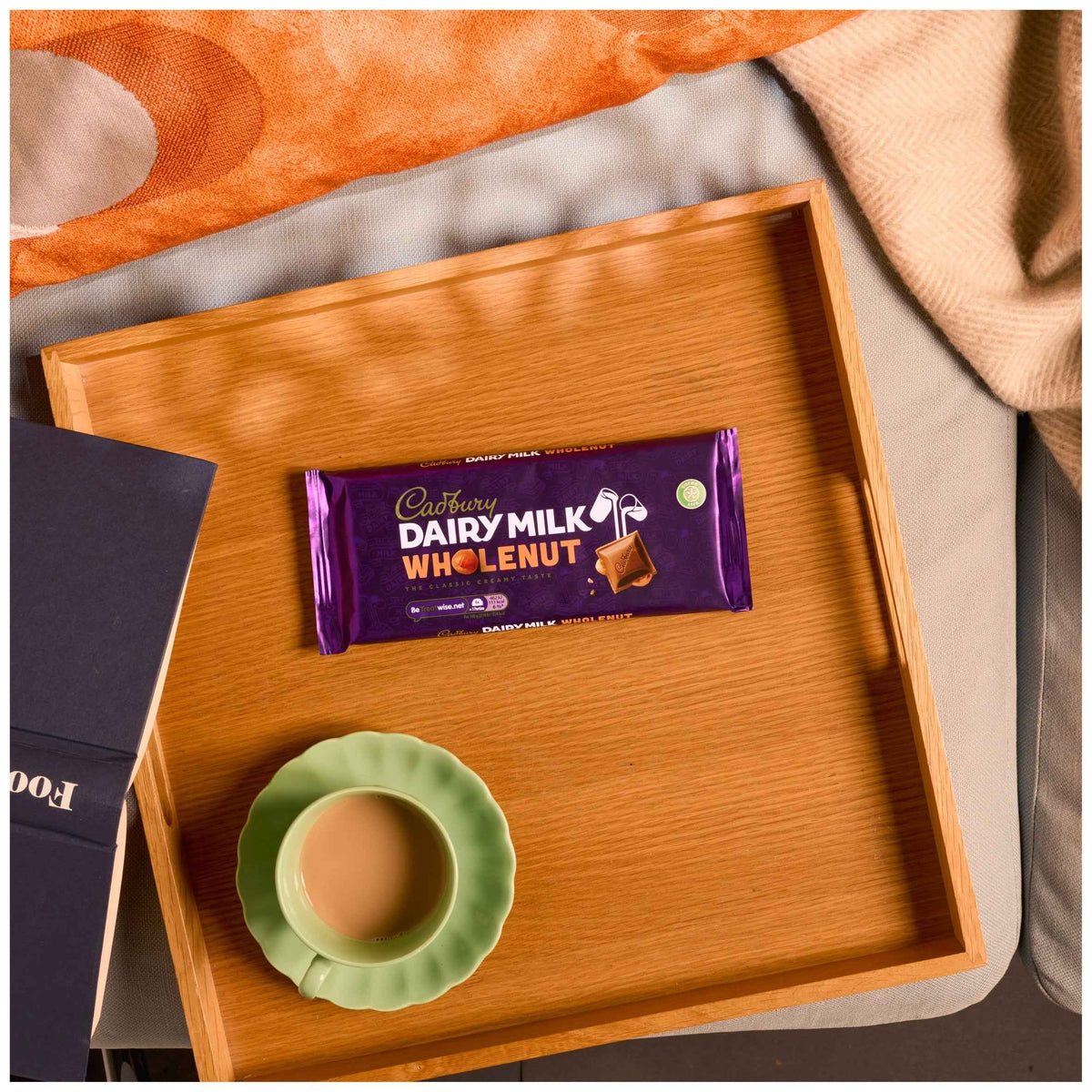 Dairy Milk Whole Nut Chocolate Bar by Cadbury