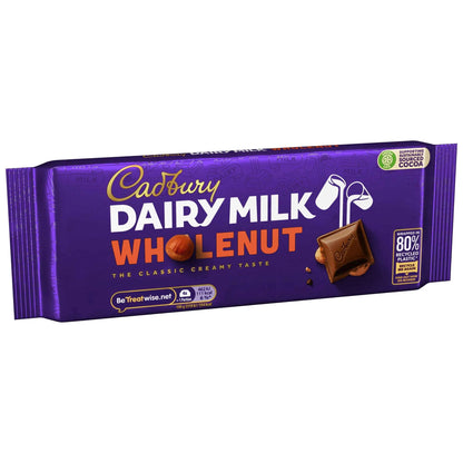 Dairy Milk Whole Nut Chocolate Bar by Cadbury