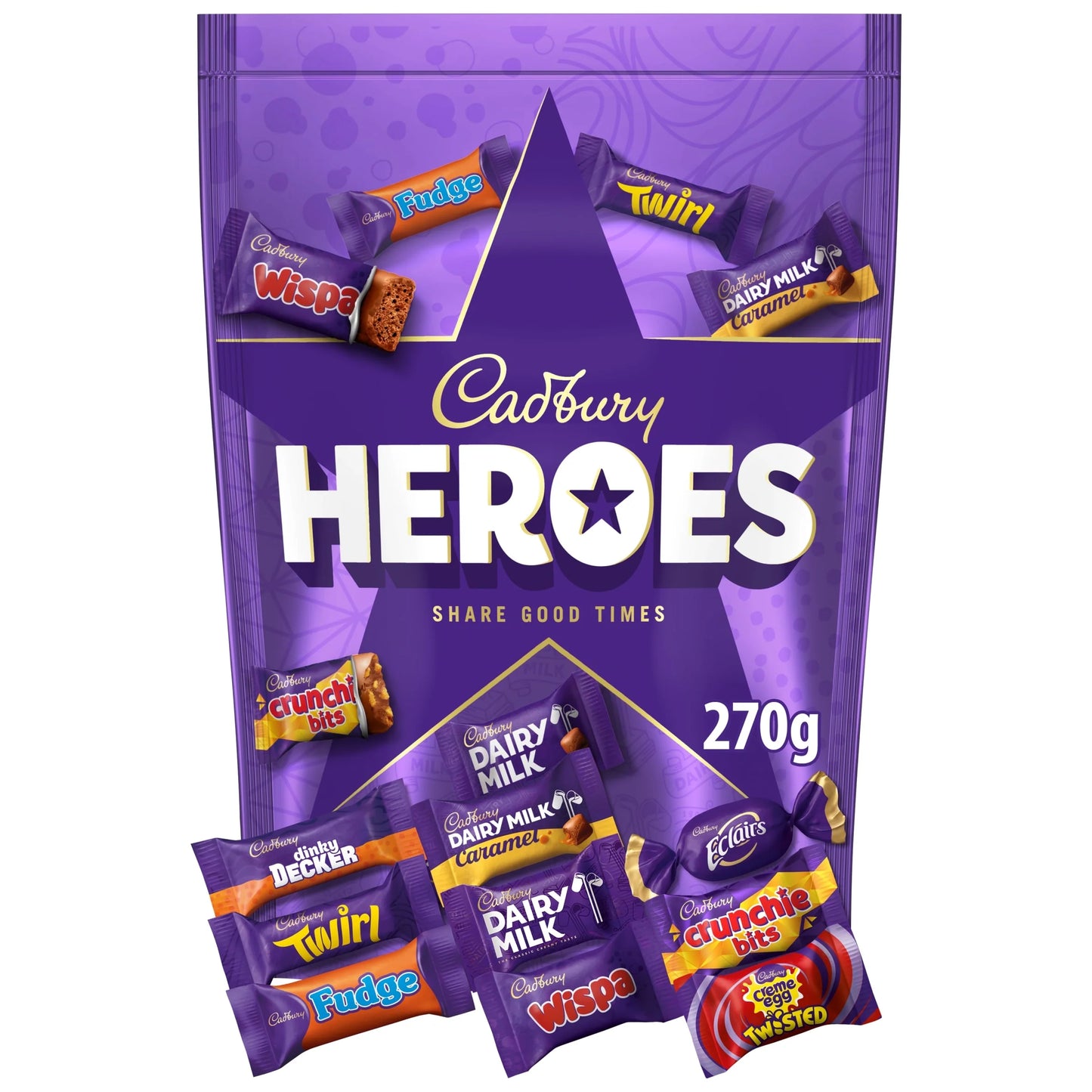 Heroes Pouch 270g by Cadbury