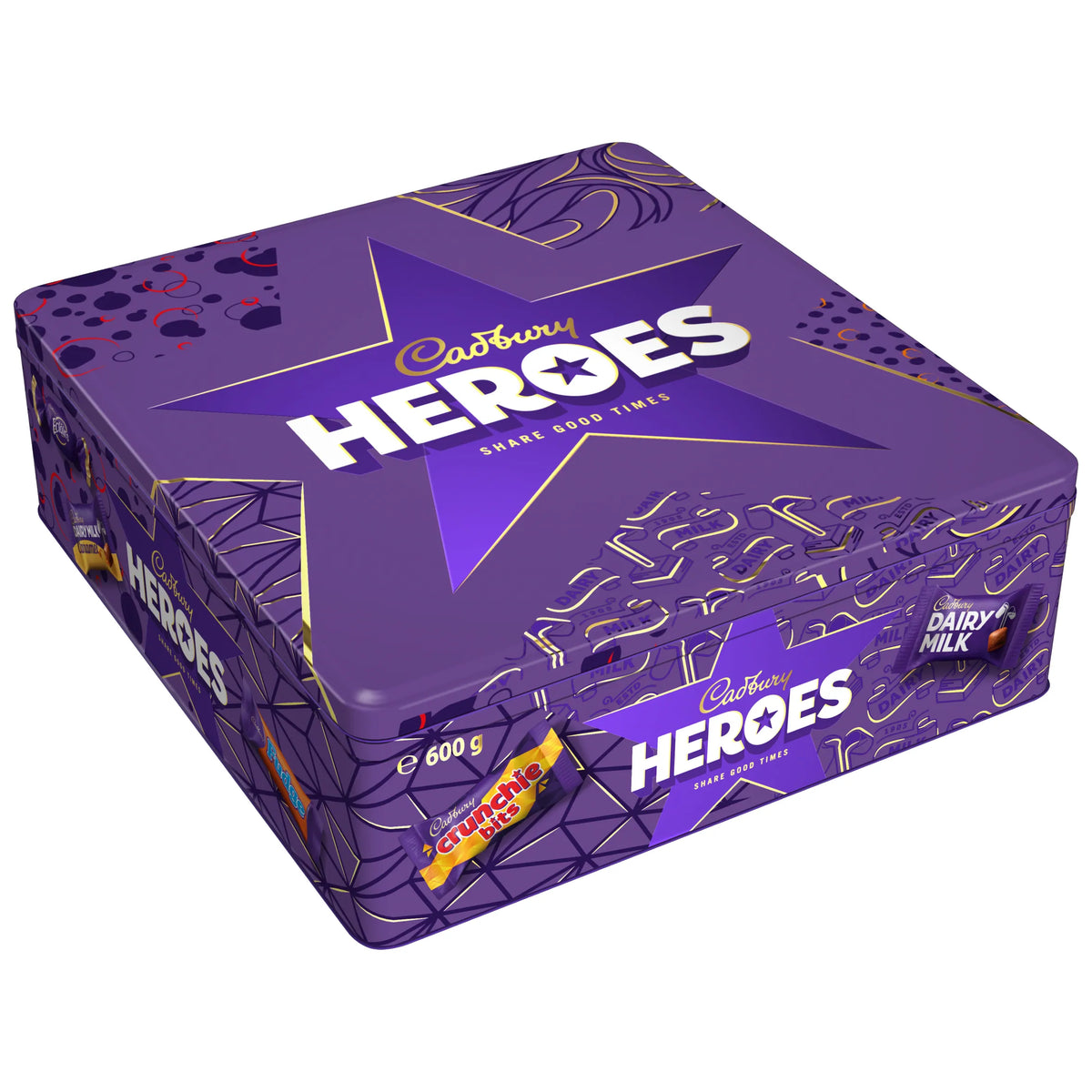Heroes Tin 600g by Cadbury at The British Vault