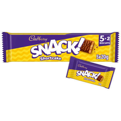 Snack Shortcake 5 X 20g by Cadbury