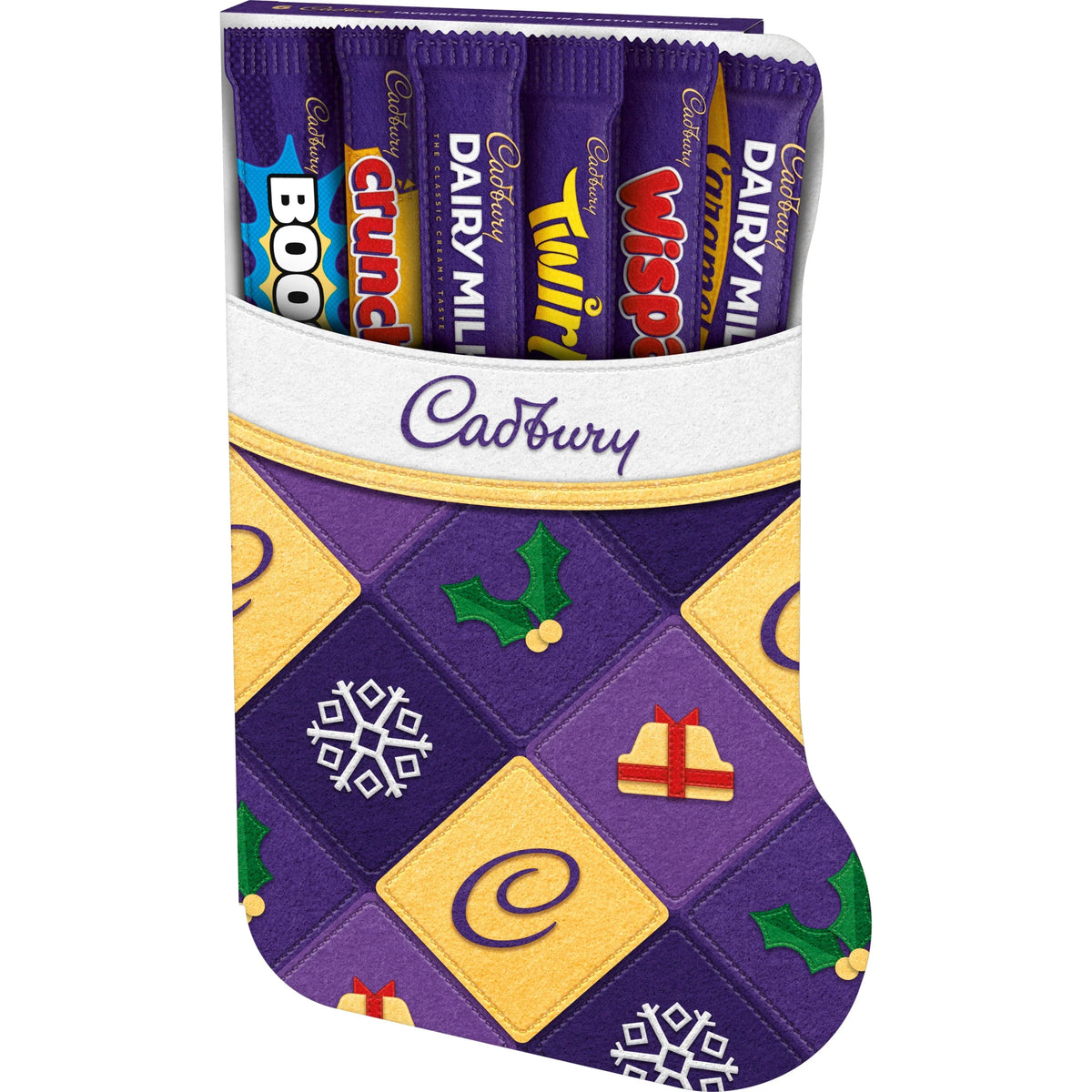 Stocking Selection Box 174g by Cadbury at The British Vault