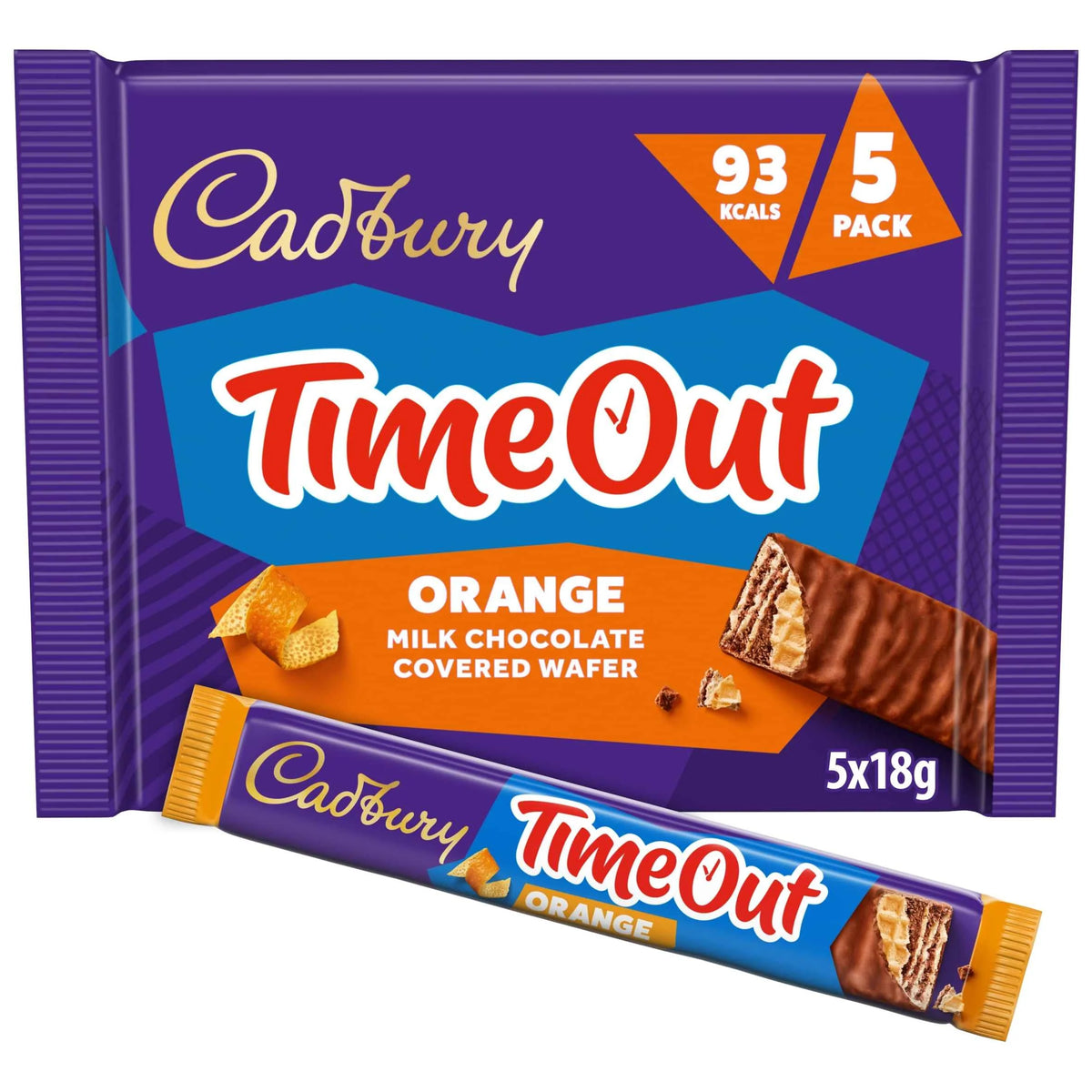 Time Out Orange Milk Chocolate by Cadbury