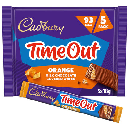 Time Out Orange Milk Chocolate by Cadbury