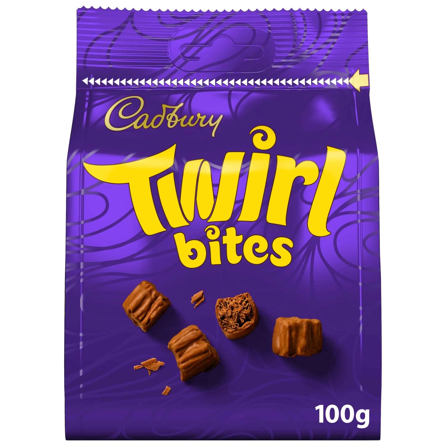 Twirl Bites Chocolate Bag 100g by Cadbury
