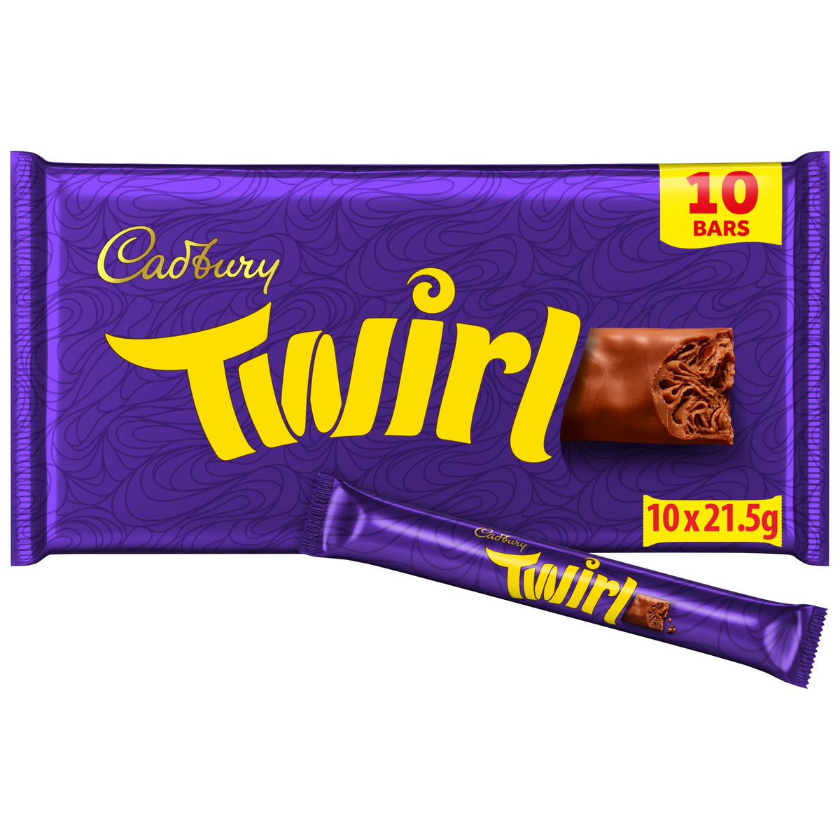 Twirl Chocolate Bar 10 Pack Multipack by Cadbury at The British Vault
