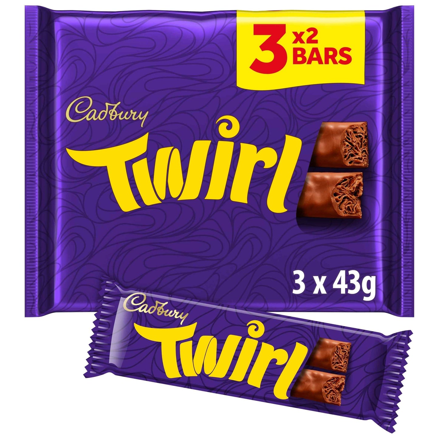 Twirl Chocolate Bar 3 Pack Multipack by Cadbury